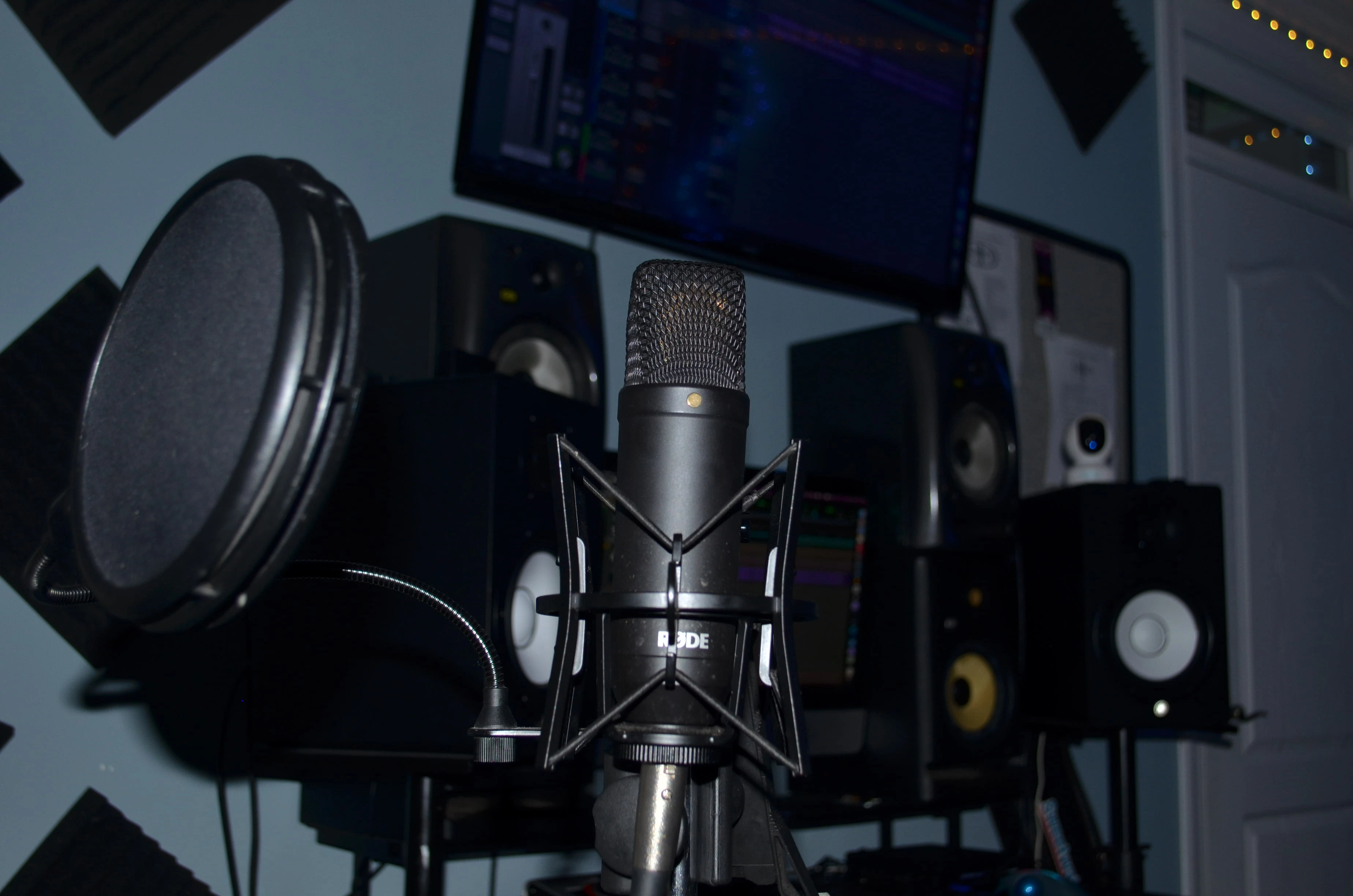 Studio recording setup